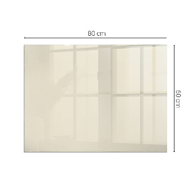 Glass hearth for wood stove rectangular Color Beige