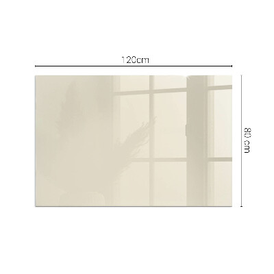 Glass hearth for wood stove rectangular Color Beige