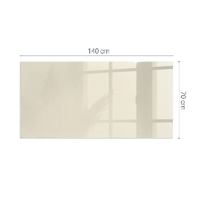 Glass hearth for wood stove rectangular Color Beige