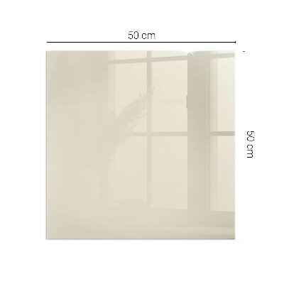 Glass hearth for wood stove rectangular Color Beige