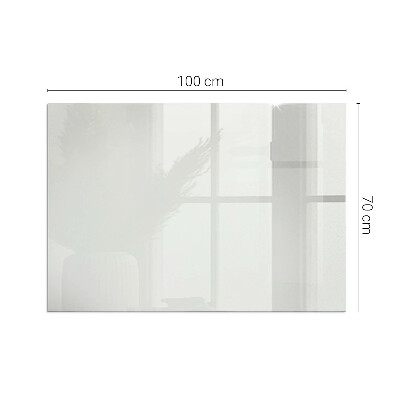 Glass hearth rectangular Color Gray