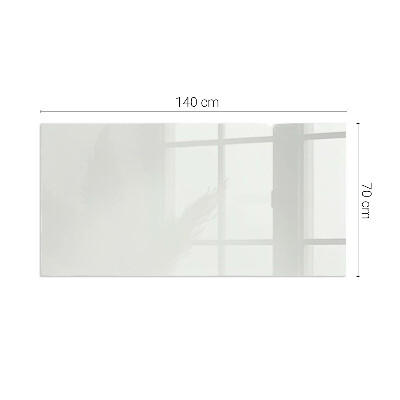 Glass hearth rectangular Color Gray
