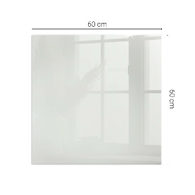 Glass hearth rectangular Color Gray