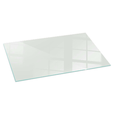 Glass hearth rectangular Color Gray
