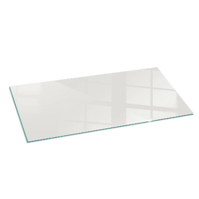 Glass hearth rectangular Color Gray