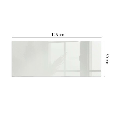 Glass hearth rectangular Color Gray