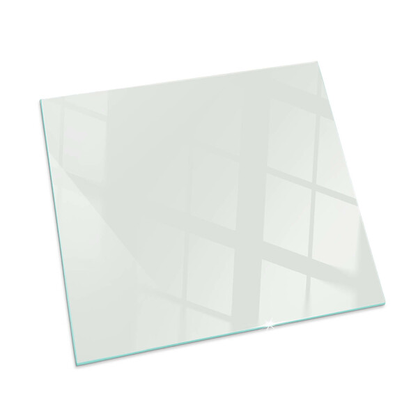 Glass hearth for wood stove rectangular Color Ivory