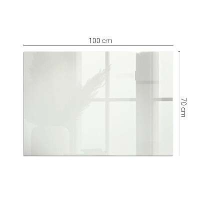 Glass hearth for wood stove rectangular Color Ivory