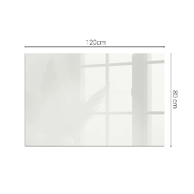 Glass hearth for wood stove rectangular Color Ivory