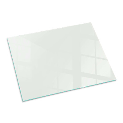 Glass hearth for wood stove rectangular Color Ivory