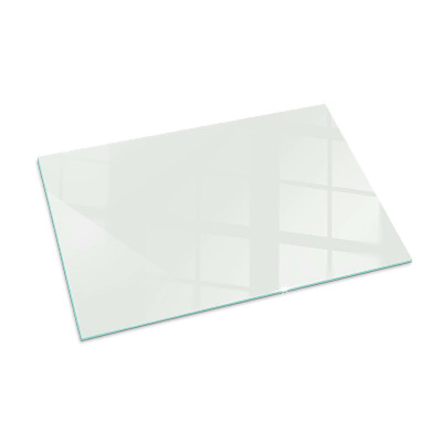 Glass hearth for wood stove rectangular Color Ivory