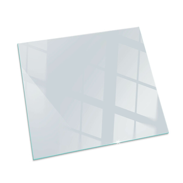 Glass hearth rectangular Color Light gray