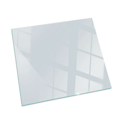 Glass hearth rectangular Color Light gray