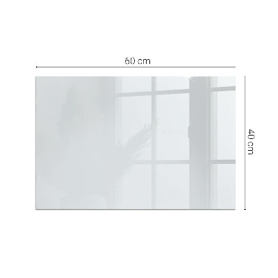 Glass hearth rectangular Color Light gray