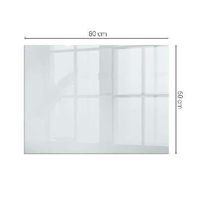 Glass hearth rectangular Color Light gray