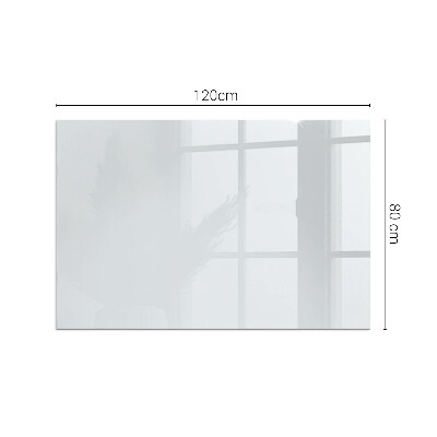 Glass hearth rectangular Color Light gray