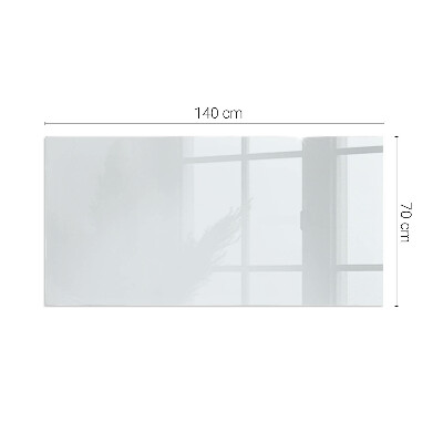 Glass hearth rectangular Color Light gray