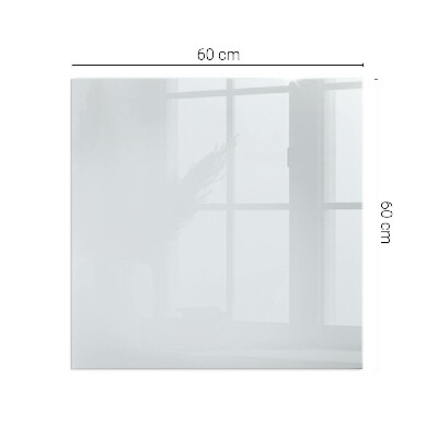 Glass hearth rectangular Color Light gray