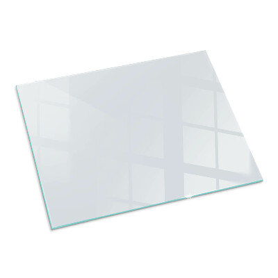 Glass hearth rectangular Color Light gray