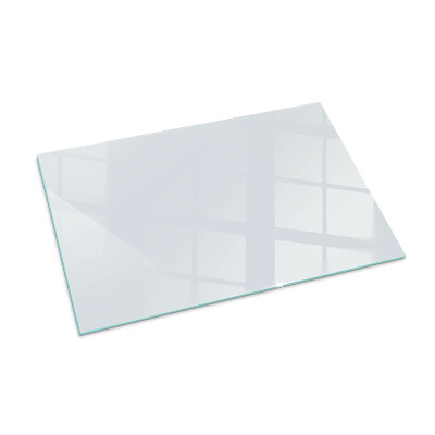 Glass hearth rectangular Color Light gray