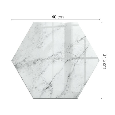 Glass wood burner hearth hexagonal Marble accents with delicate veining