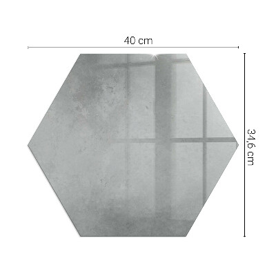 Glass hearth plate hexagonal Concrete structure with effect