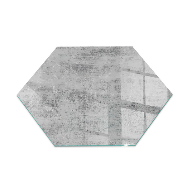 Glass hearth pad hexagonal Abstract background pattern