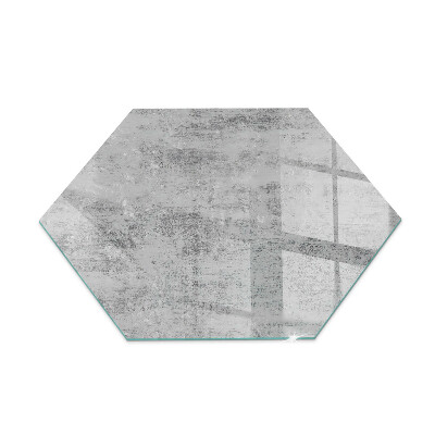 Glass hearth pad hexagonal Abstract background pattern