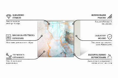 Glass hearth pad hexagonal Board colors in different tones