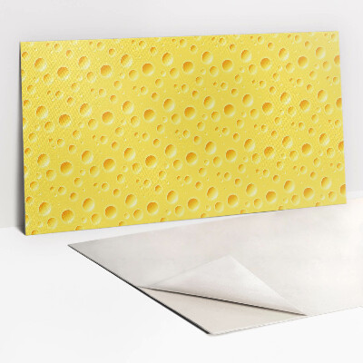 Pvc wall panel Yellow cheese with holes