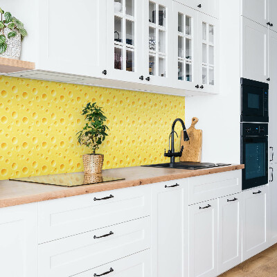 Pvc wall panel Yellow cheese with holes