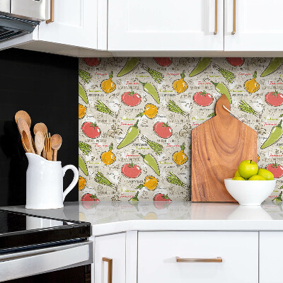 Pvc wall panel Colorful vegetables