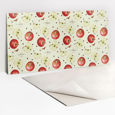 Decorative wall panel Red apples