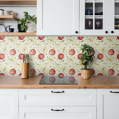 Decorative wall panel Red apples