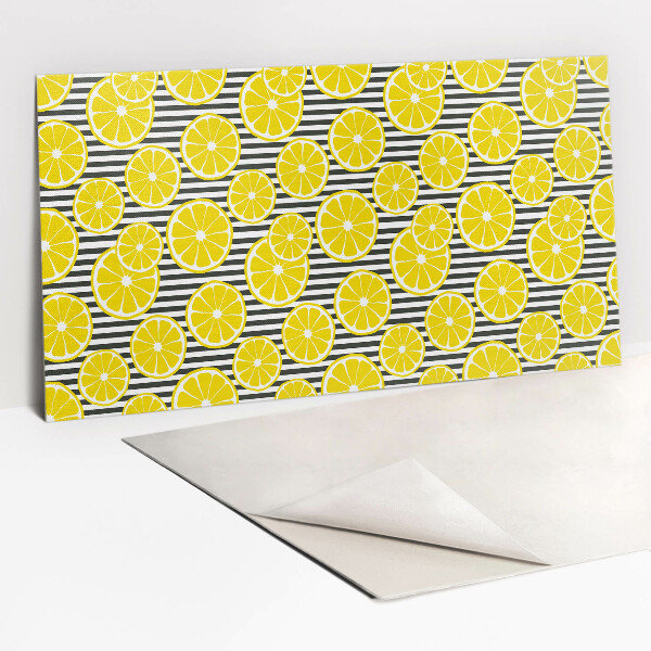 Wall paneling Cartoon lemon slices