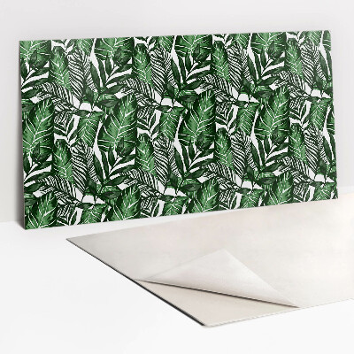 Tv wall panel Green leaves