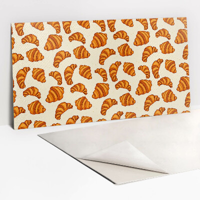 Panel wall covering Cartoon croissant