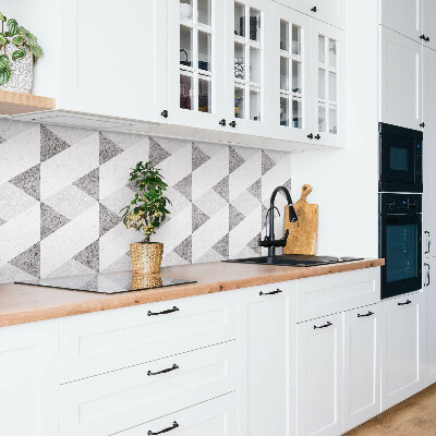 Bathroom wall panel Geometric composition