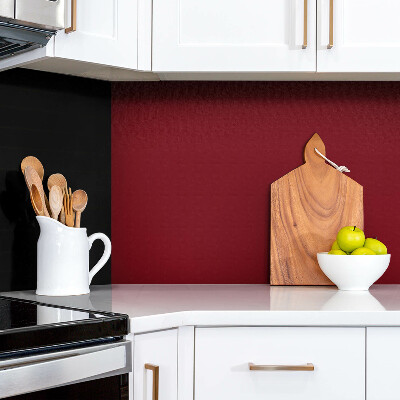 Wall paneling Burgundy color