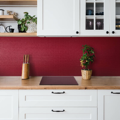 Wall paneling Burgundy color