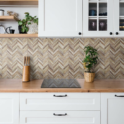 Tv wall panel Herringbone-shaped boards