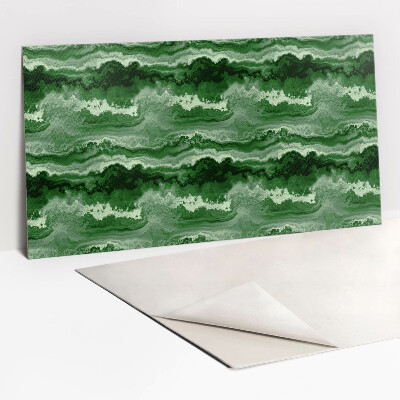 Wall panel Green marble motif