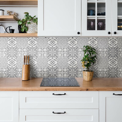 Bathroom wall panel Tiles with a Portuguese motif