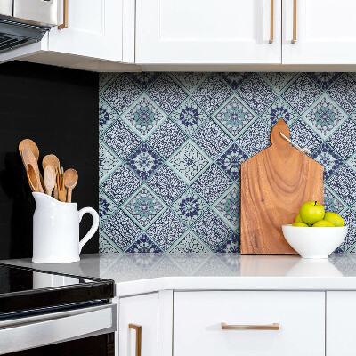 Panel wall covering Portuguese tiles