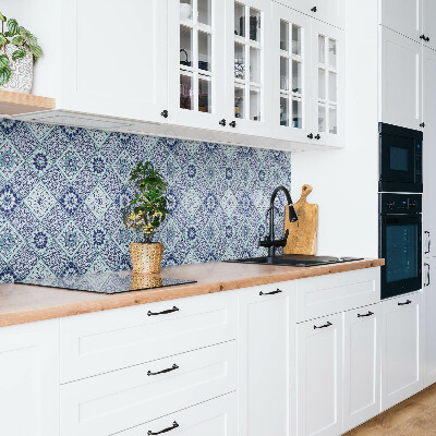 Panel wall covering Portuguese tiles