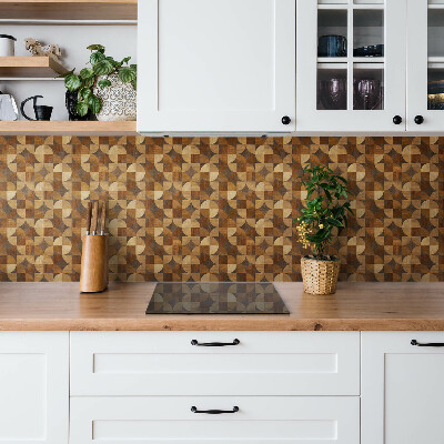 Wall panel Shades of brown wood