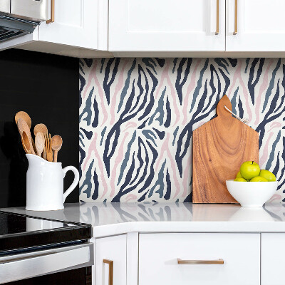 Wall paneling Colorful zebra