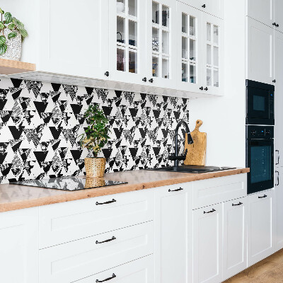 Pvc wall cladding Patterned triangles