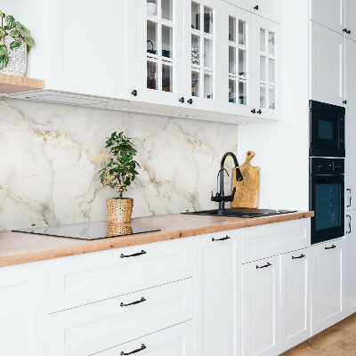 Bathroom wall panel Elegant marble and gold