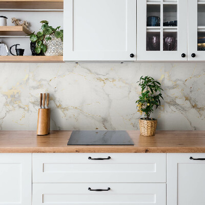 Bathroom wall panel Elegant marble and gold